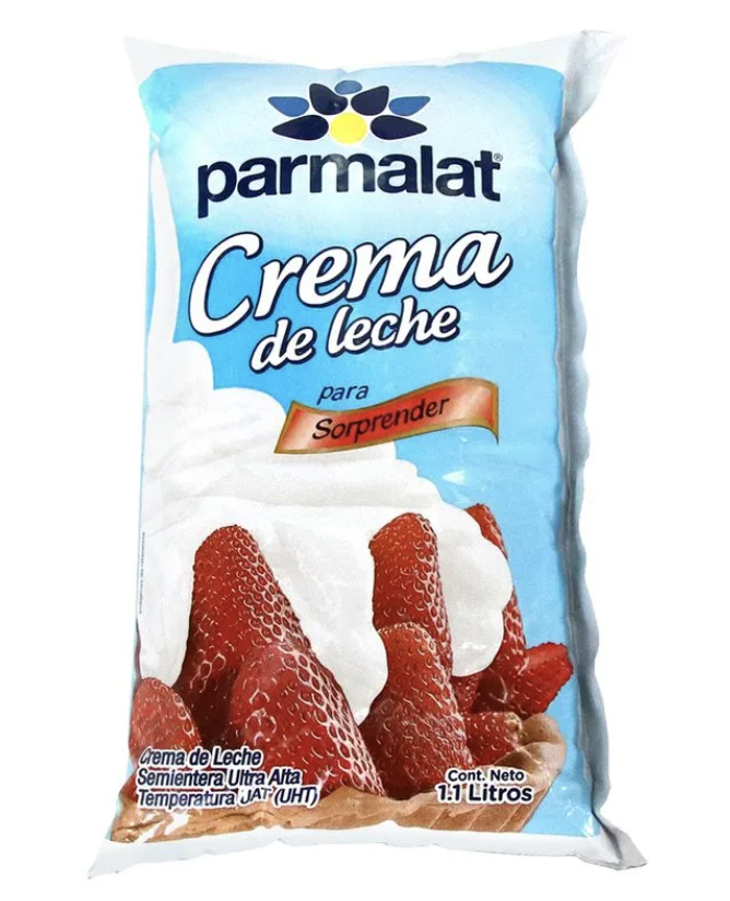 CREMA DE LECHE PARMALAT X 1.1 KG X UND