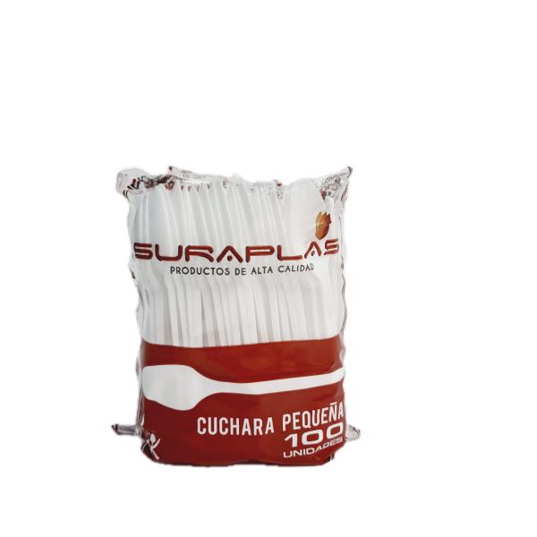 CUCHARA SURAPLAS PEQUEÑA BLANCA 120 X 100 UND