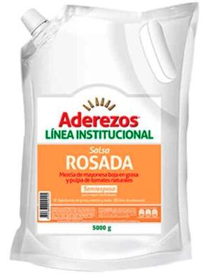 SALSA ROSADA ADEREZOS 5000 G X UND