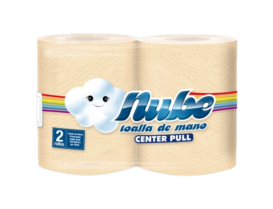 TOALLA MANO NATURAL NUBE 2H X 6 150 M