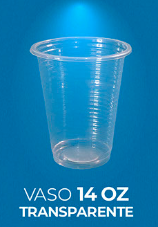 VASO GUTVAN TRANSPARENTE 14 ONZ X 25 UND