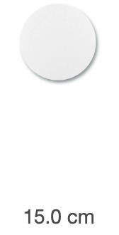 BASE CIRCULAR 15.5 CM BLANCA BL X 200 UND