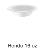 PLATO HONDO 16 X 500