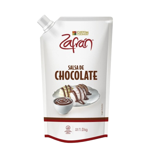 SALSA CHOCOLATE ZAFRAN 1000 G X 4 UND