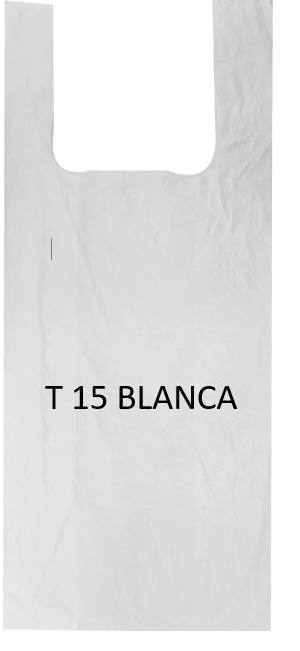 BOLSA BASURA AMARRA FACIL B15 BLANCA X 100 UND