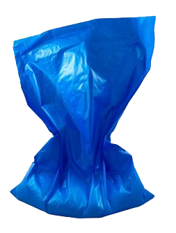 BOLSA BASURA AZUL 24 X 34 X 100 UND