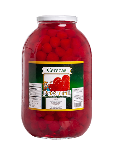 [9002] CEREZA PASCUALI TIPO MARACHINO X 4000 X UND