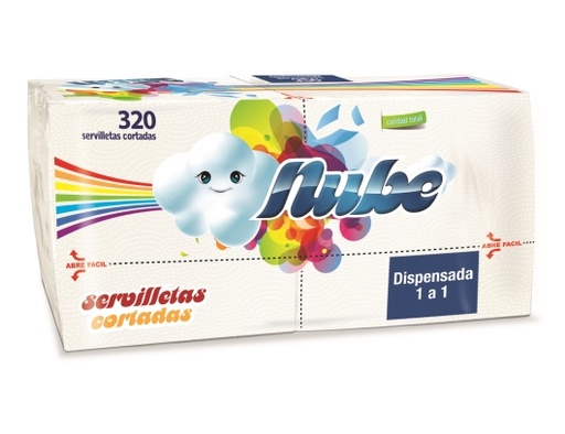 [4040] SERVILLETA NUBE 1 A 1 PARA DISPENSADOR