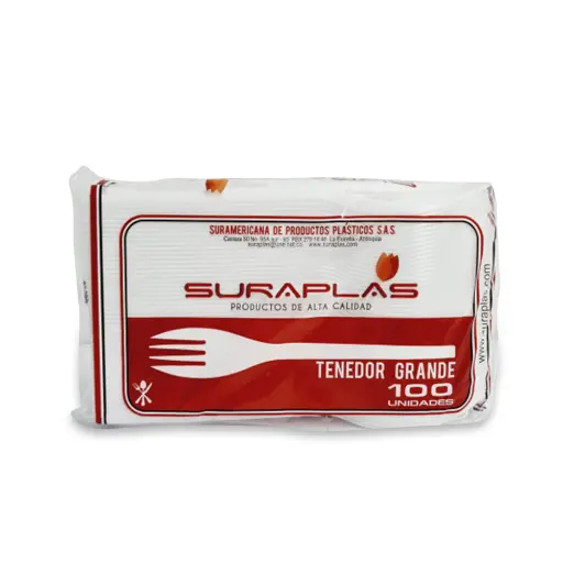 [3018] TENEDOR GRANDE SURAPLAS X 100 UND