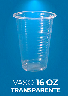 [8036] VASO GUTVAN TRANSPARENTE 16 ONZ X 25 UND