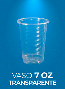 [8038] VASO GUTVAN TRANSPARENTE 7 ONZ X 50 UND