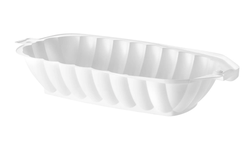 [2017] CONTENEDOR CANOA O DOMO 17 X 9 X 7 CM BLANCO CJ X 200 UND