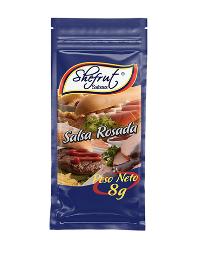 [9032] SALSA ROSADA SHEFRUT 8 GRAMOS X 100 UND