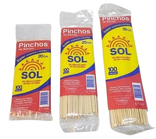 [5010] PALO PINCHUZO EL SOL 25 CM X 100 UND
