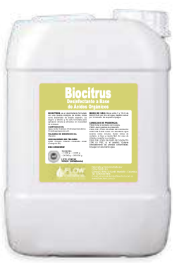 [1204] BIOCITRUS DESINFECTANTE X 20 LITROS