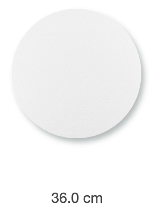 [1317] BASE CIRCULAR 36 CM BLANCA BL X 200 UND